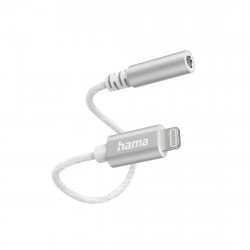 MFi audio adaptér Lightning na jack 3,5 mm pre Apple, aktívny, alu