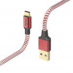 Kábel Reflective USB-C 2.0 typ A-C 1,5 m, červená Kábel Reflective USB-C 2.0 typ A-C 1,5 m, červená