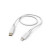 MFi USB-C Lightning kábel pre Apple, 1,5 m Flexible,silikónový, biely