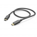 Kábel USB-C 2.0 typ C-C 1 m, čierny