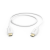 Kábel USB-C 2.0 typ C-C 1 m, biely