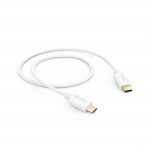 Kábel USB-C 2.0 typ C-C 1 m, biely