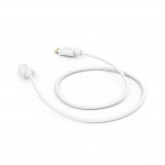 Kábel USB-C 2.0 typ C-C 1 m, biely