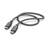 Kábel USB-C 2.0 typ C-C 1,5 m, čierny