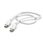 Kábel USB-C 2.0 typ C-C 1,5 m, biely Kábel USB-C 2.0 typ C-C 1,5 m, biely
