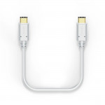 Kábel USB-C 2.0 typ C-C 1,5 m, biely