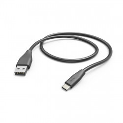 Nabíjací kábel, USB-A - USB-C, 1,5 m, čierny