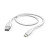 Kábel USB-C 2.0 typ A-C 1,5 m, biely