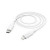 Nabíjací kábel, USB-C - Lightning, 1 m, biely