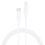 Nabíjací kábel, USB-C - Lightning, 1 m, biely Nabíjací kábel, USB-C - Lightning, 1 m, biely