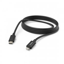 Nabíjací kábel, USB-C - Lightning, 3 m, čierny