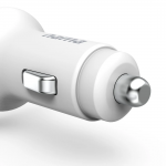 Rýchlonabíjačka do auta s nabíjacím káblom Lightning, PD, 20 W, 1 m, biela