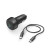 Set: rýchla USB nabíjačka do vozidla USB-C PD/QC 25 W + kábel USB C-C 1 m