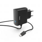 Nabíjačka s micro-USB konektorom, 6 W, 1 m, čierna