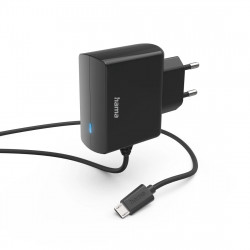 Nabíjačka s micro-USB konektorom, 6 W, 1 m, čierna