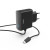 Nabíjačka s micro-USB konektorom, 6 W, 1 m, čierna