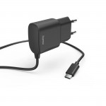 Sieťová nabíjačka s káblom, USB-C, 2,4 A, 1 m