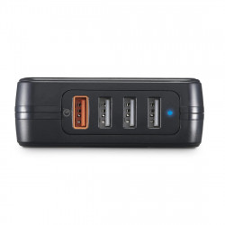 Rýchlonabíjačka, 4x USB-A, 33 W, čierna