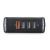 Rýchlonabíjačka, 4x USB-A, 33 W, čierna