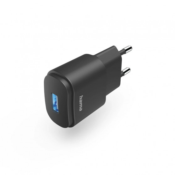 Nabíjačka, USB-A, 6 W, čierna