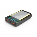 Hama PD10-HD powerbanka, 10000 mAh, 3 výstupy: 1x USB-C, 2x USB-A, PD, Qualcomm, max. 18 W/3 A