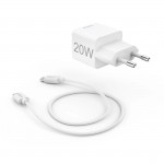 Rýchlonabíjačka s USB‑C káblom, PD, 20 W, 1 m
