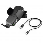 FC10 Motion Car Mobile Phone Charger, 10 W, Wireless, QI Charge, black