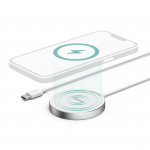 Hama bezdrôtová nabíjačka MagCharge FC15, Qi 15 W, MagSafe uchytenie