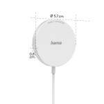 Hama bezdrôtová nabíjačka MagCharge FC15, Qi 15 W, MagSafe uchytenie