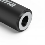 Aux-adaptér USB-C – 3,5 mm jack zásuvka, 90° uhlový konektor, čierny