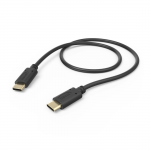 Nabíjací kábel, USB-C - USB-C, 0,5 m, čierny Nabíjací kábel, USB-C - USB-C, 0,5 m, čierny