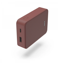 Colour 10, powerbanka 10000 mAh, 3 A, výstup: USB-C, USB-A, červená