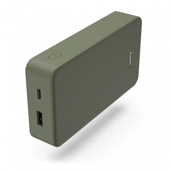 Colour 20, powerbanka 20000 mAh, 3 A, výstup: USB-C, USB-A, zelená Colour 20, powerbanka 20000 mAh, 3 A, výstup: USB-C, USB-A, zelená
