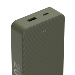 Colour 20, powerbanka 20000 mAh, 3 A, výstup: USB-C, USB-A, zelená Colour 20, powerbanka 20000 mAh, 3 A, výstup: USB-C, USB-A, zelená