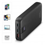 Power Pack PD 10, 10000 mAh, 2x USB‑C + USB‑A, rýchle nabíjanie, antracit