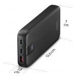 Power Pack PD 10, 10000 mAh, 2x USB‑C + USB‑A, rýchle nabíjanie, antracit
