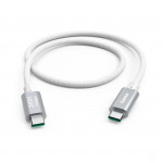 USB-C 3.2 Gen2 kábel, 1,5 m, 10 Gb/s, 240 W, biely