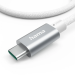 USB-C 3.2 Gen2 kábel, 1,5 m, 10 Gb/s, 240 W, biely USB-C 3.2 Gen2 kábel, 1,5 m, 10 Gb/s, 240 W, biely