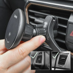 Bezdrôtová Qi2 nabíjačka, induktívne rýchle nabíjanie v aute, 15 W, čierna Bezdrôtová Qi2 nabíjačka, induktívne rýchle nabíjanie v aute, 15 W, čierna