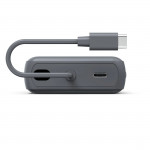 Power Pack Travel s káblom, 10000 mAh, 2x USB‑C, antracit