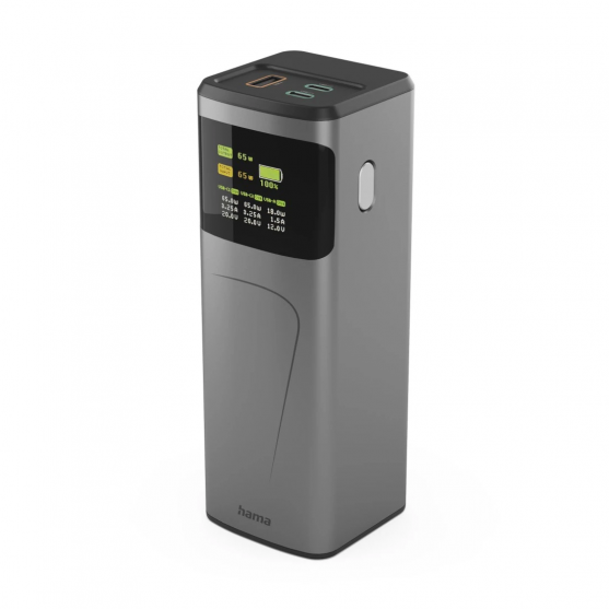 Power Pack High Power, 65 W, 20000 mAh, 2x USB-C, USB-A, rýchle nabíjanie