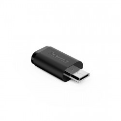 Adaptér, USB-C zásuvka - Micro-USB konektor, 3 kusy, čierna