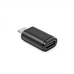 Adaptér, USB-C zásuvka - Micro-USB konektor, 3 kusy, čierna