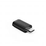 Adaptér, USB-C zásuvka - Micro-USB konektor, 3 kusy, čierna