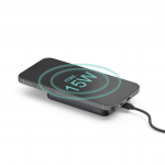 Qi2 Bezdrôtový power bank, 10000mAh, induktívne nabíjanie, antracitová Qi2 Bezdrôtový power bank, 10000mAh, induktívne nabíjanie, antracitová