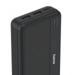 Pocket 20, powerbanka 20000 mAh, 2,1 A, výstup: 2x USB-A, čierna