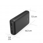 New Performance 20, powerbanka 20000 mAh, 3 A, 15 W, 1x USB-C, 2x USB-A New Performance 20, powerbanka 20000 mAh, 3 A, 15 W, 1x USB-C, 2x USB-A