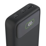 PD10-W20 powerbanka, 10000 mAh, 20 W, 2x USB-C, 1x USB-A, displej
