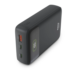 PD20-W20 powerbanka, 20000 mAh, 20 W, 2x USB-C, 1x USB-A, displej