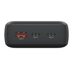 PD20-W20 powerbanka, 20000 mAh, 20 W, 2x USB-C, 1x USB-A, displej PD20-W20 powerbanka, 20000 mAh, 20 W, 2x USB-C, 1x USB-A, displej
